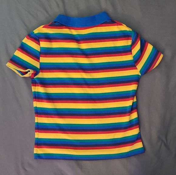 Retro Vibes Colourful Cropped Polo - A.Lab - Picture 4 of 5